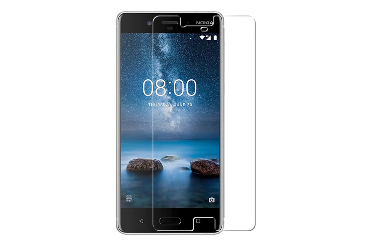 Защитное стекло для Nokia 8 (противоударное) - фото 1 - id-p150128209