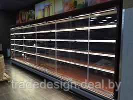 Холодильная горка Ариада Женева-1 ВС 55.105GL-2500 (со стеклом)