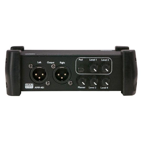 DAP-Audio AMM-401 активный микшер, 4 канала - фото 2 - id-p150134798