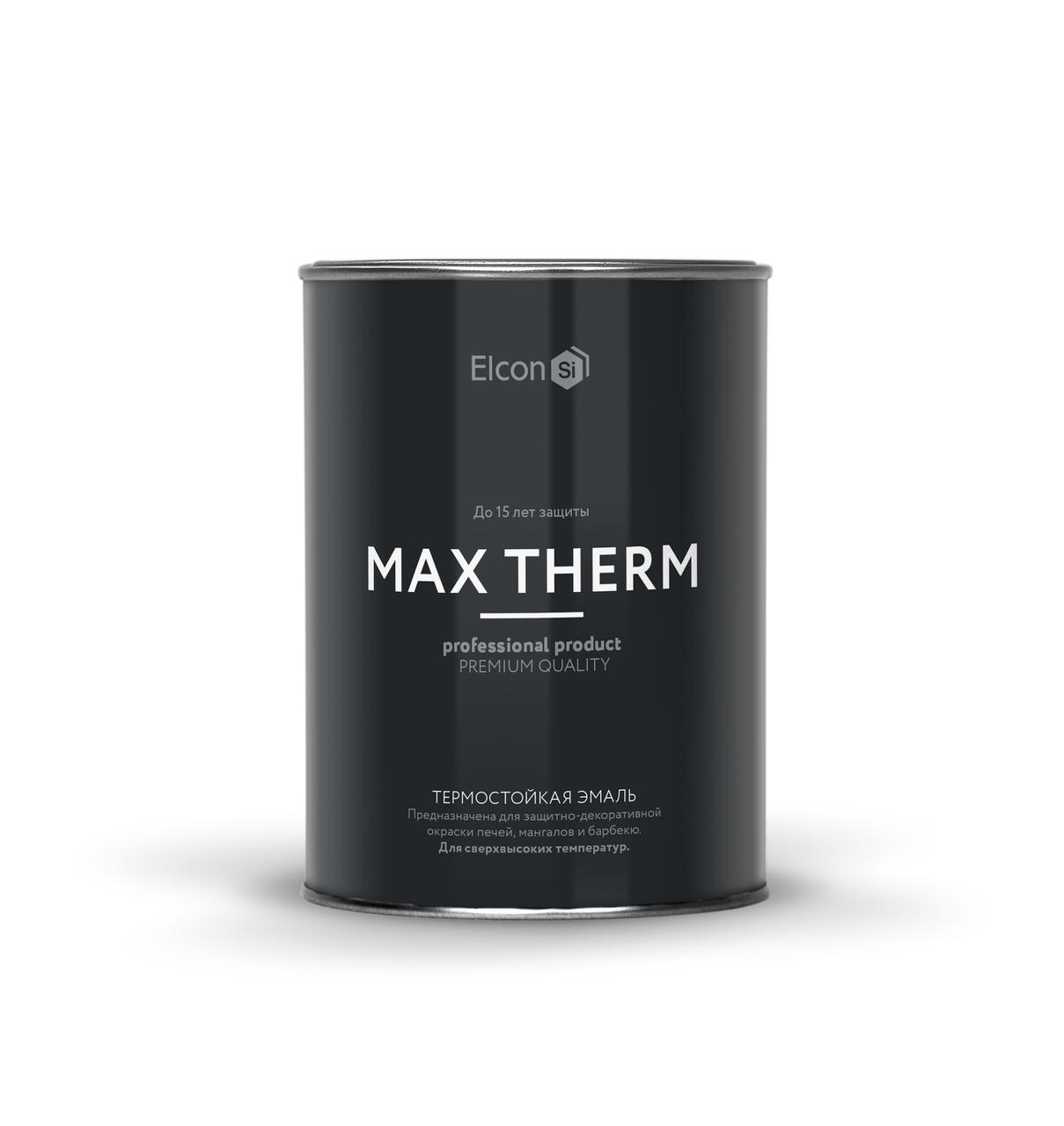 Термостойкая антикоррозионная эмаль Elcon Max Therm (Банка 0,8 кг)