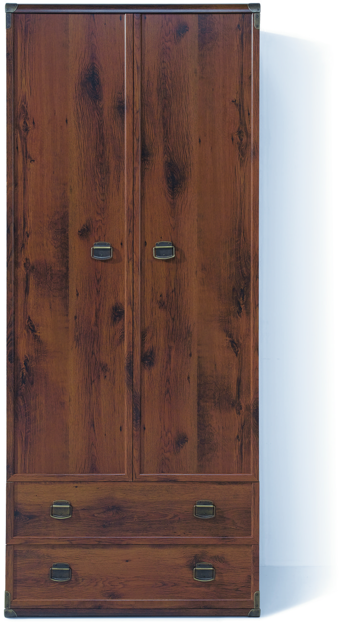 Шкаф платяной ИНДИАНА JSZF2D2S/80