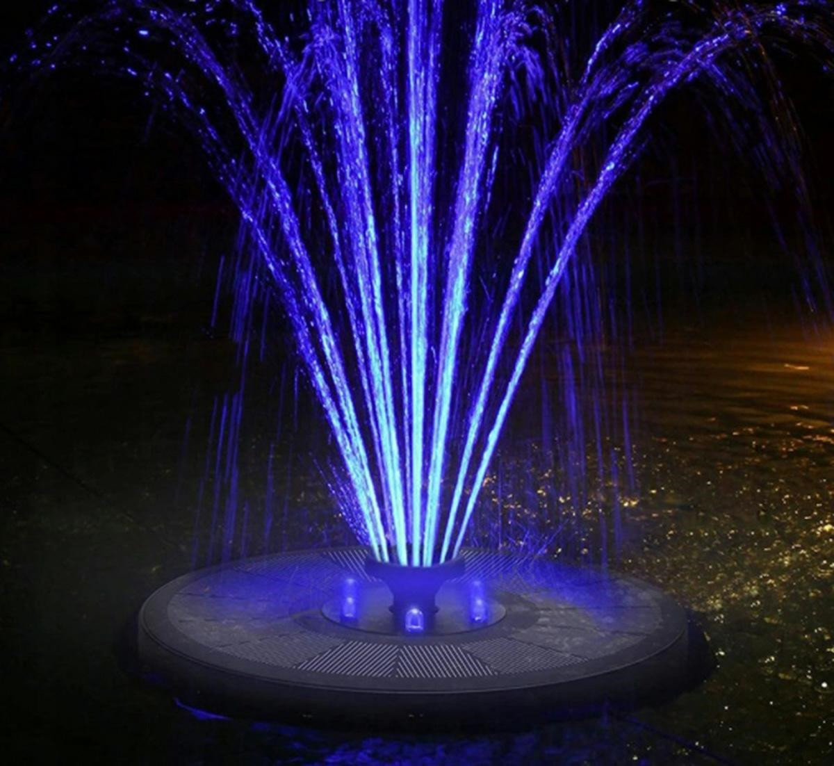 Садовый фонтан для пруда на солнечных батареях Led RGB SiPL ZD70G - фото 8 - id-p150137417