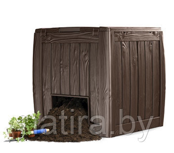 Компостер садовый Keter Deco Composter, коричневый - фото 1 - id-p150146508