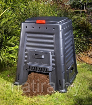 Компостер Keter Mega Composter 650l, черный - фото 3 - id-p150146509