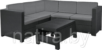 Набор уличной мебели Provence Set (диван угловой + столик), графит