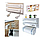 Кухонный держатель для бумажных полотенец, пищевой пленки и фольги Triple Paper Dispenser, фото 6