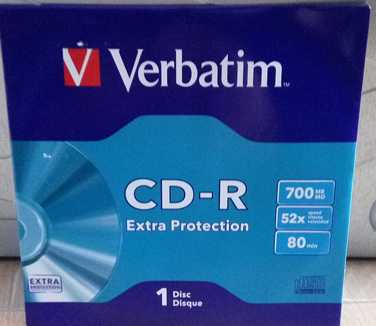 Диск Verbatim CD-R Extra Protection 700 MB, speed 52x, фото 2