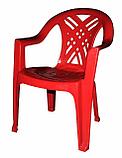 Пластиковый стул - Кресло для дачи "Престиж-2" (желтый), фото 2