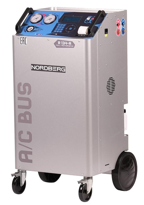 Установки для заправки кондиционеров NORDBERG NORDBERG УСТАНОВКА AC BUS (NF40) автомат для заправки - фото 1 - id-p150148384