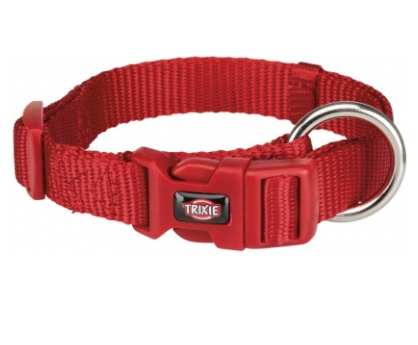 Ошейник для собак TRIXIE Premium Collar 22-35 см/10 мм (красный) - фото 1 - id-p150170091