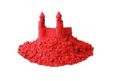 Планета Игрушек Кинетический песок красного цвета 500 грамм (MS-500G Red) - фото 3 - id-p150170883