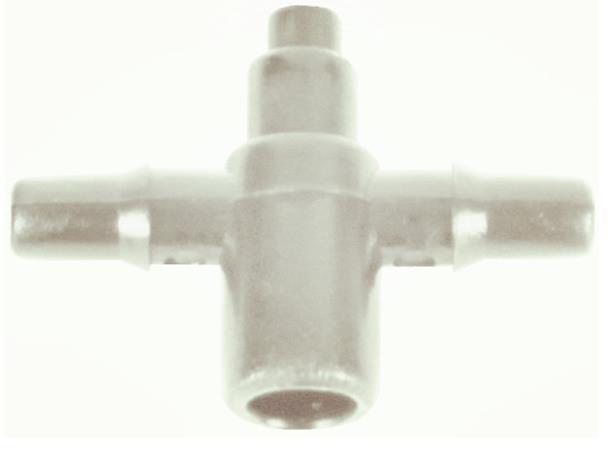Адаптер 5х5 мм для микротрубки, два ерша - разъем "мама", цвет серый, упаковка 500 шт - фото 1 - id-p150195511