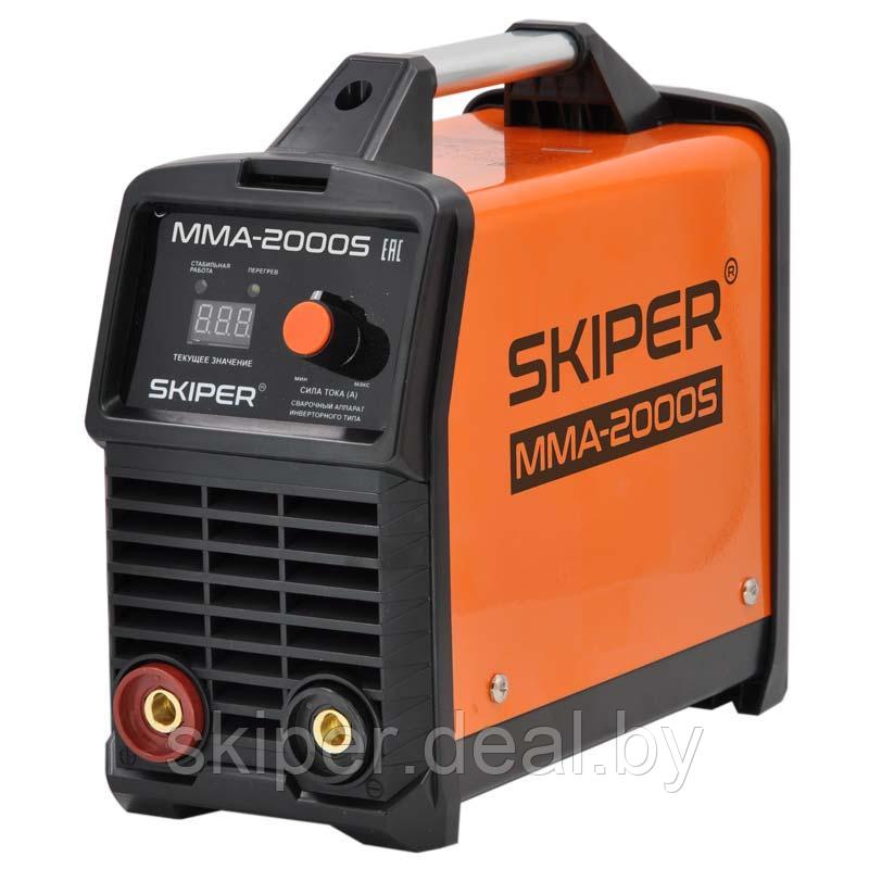 Инвертор сварочный SKIPER MMA-2000S (160-260 В, LED диспл., 120А, 1,6-2,5 мм, электрост. от 6,0 кВт) - фото 3 - id-p149515632