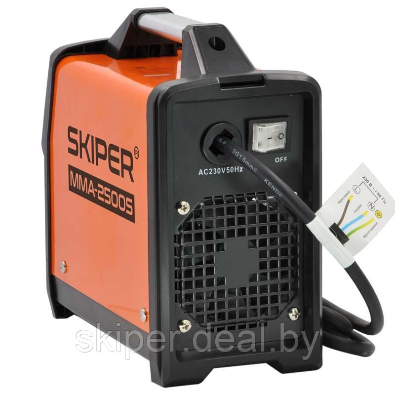Инвертор сварочный SKIPER MMA-2500S (160-260 В, LED диспл., 140А, 1,6-3,2 мм, электрост. от 6,0 кВт) - фото 4 - id-p149515633
