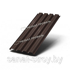 Профилированный лист Н-60x845-A (PURMAN-20-8017-0,5) RAL 8017 Коричневый шоколад