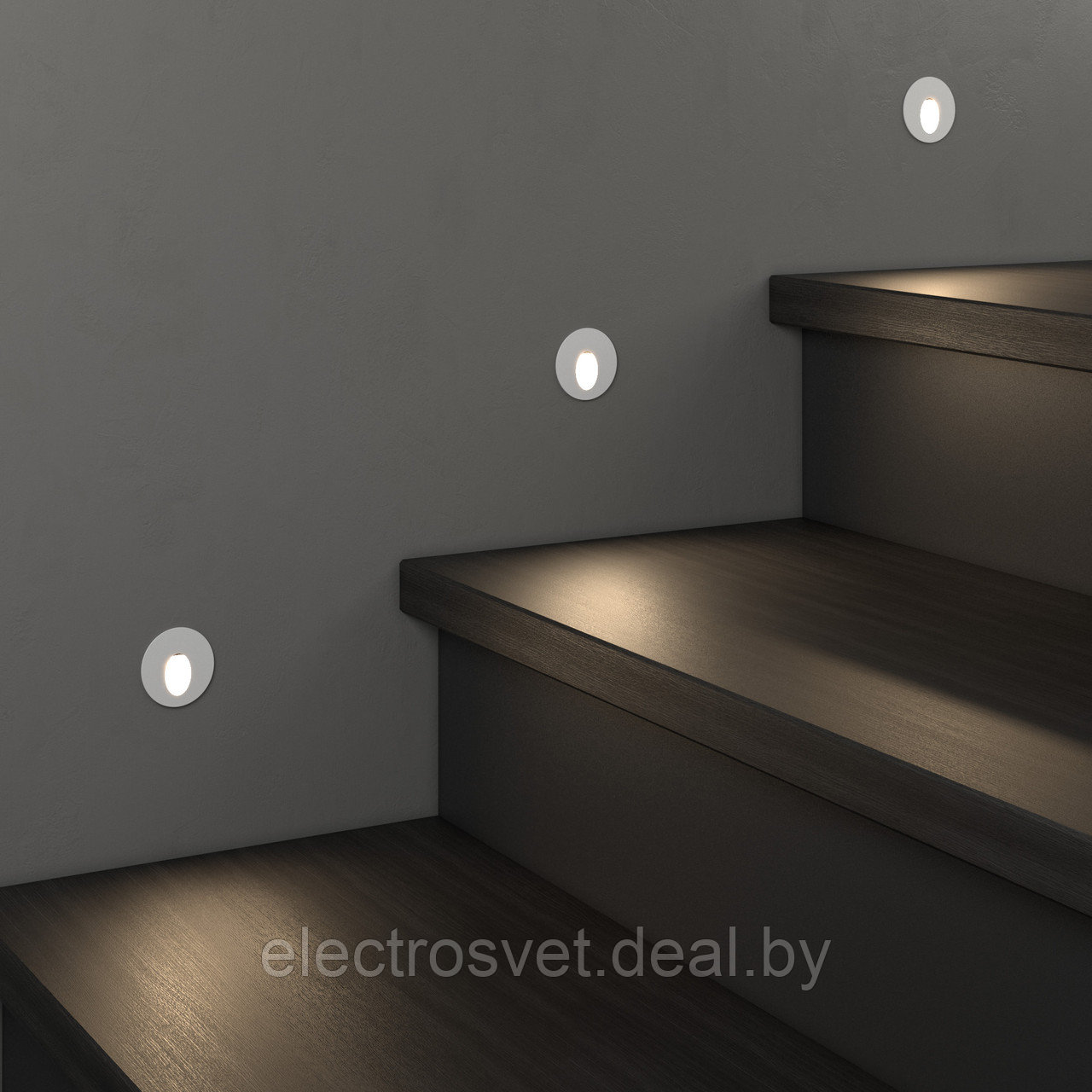 Подсветка для лестниц и дорожек MRL LED 1101 чёрный Белый - фото 3 - id-p150201824