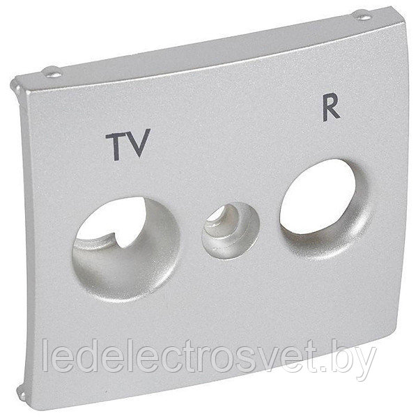 Valena - Лицевая панель для розетки TV-RD других производителей, алюминий