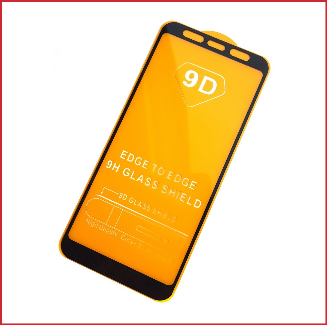 Защитное стекло Full-Screen для Samsung Galaxy A6 Plus SM-A605 черный (5D-9D с полной проклейкой) - фото 1 - id-p79869440