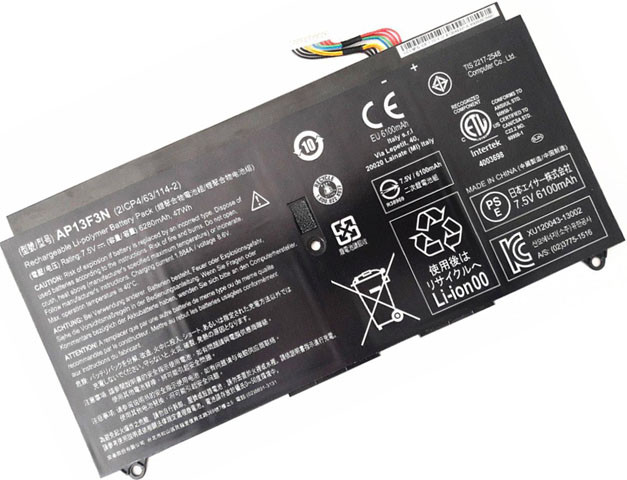 Аккумулятор (батарея) для ноутбука Acer Aspire S7-392 Ultrabook (AP13F3N) 7.5V 6280mAh
