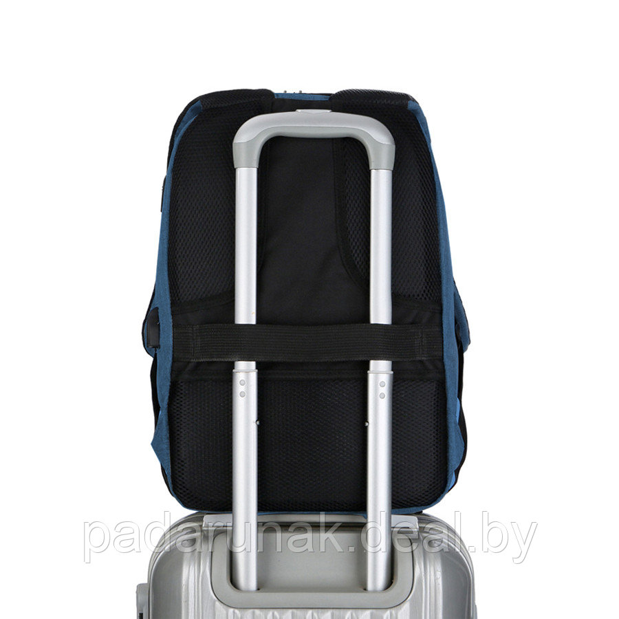 Рюкзак "Madma" (серый/синий) - фото 4 - id-p150215634