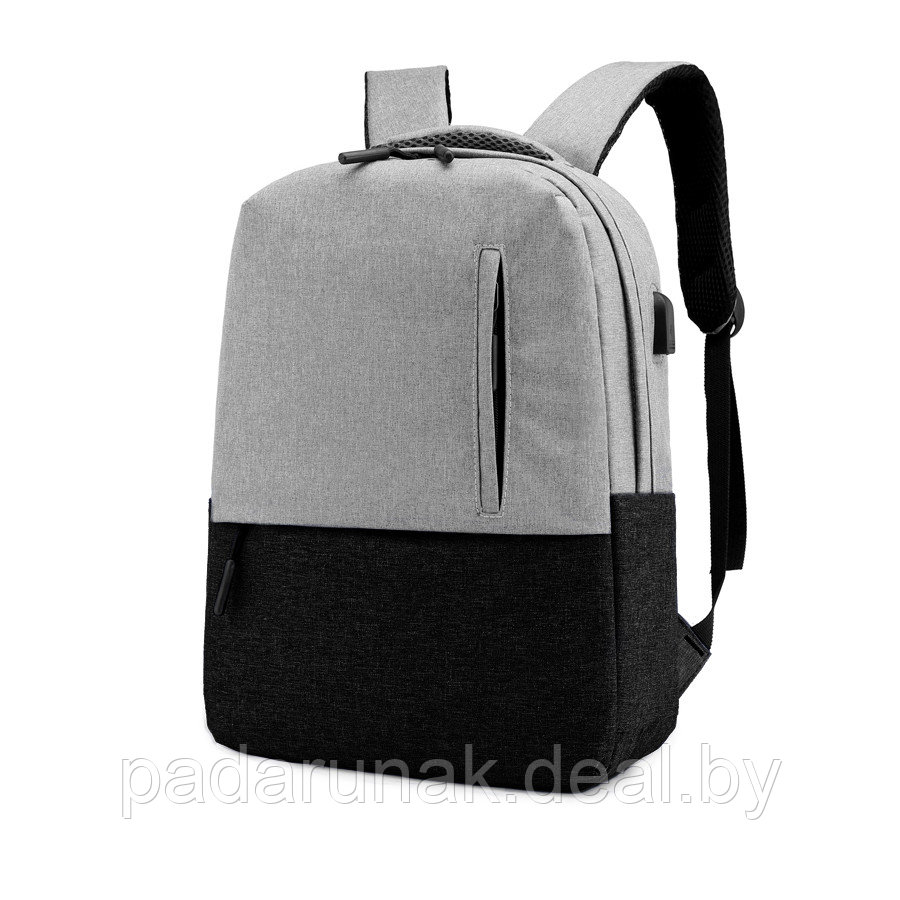 Рюкзак "Urban" (черный/ серый/ синий) - фото 7 - id-p150215658