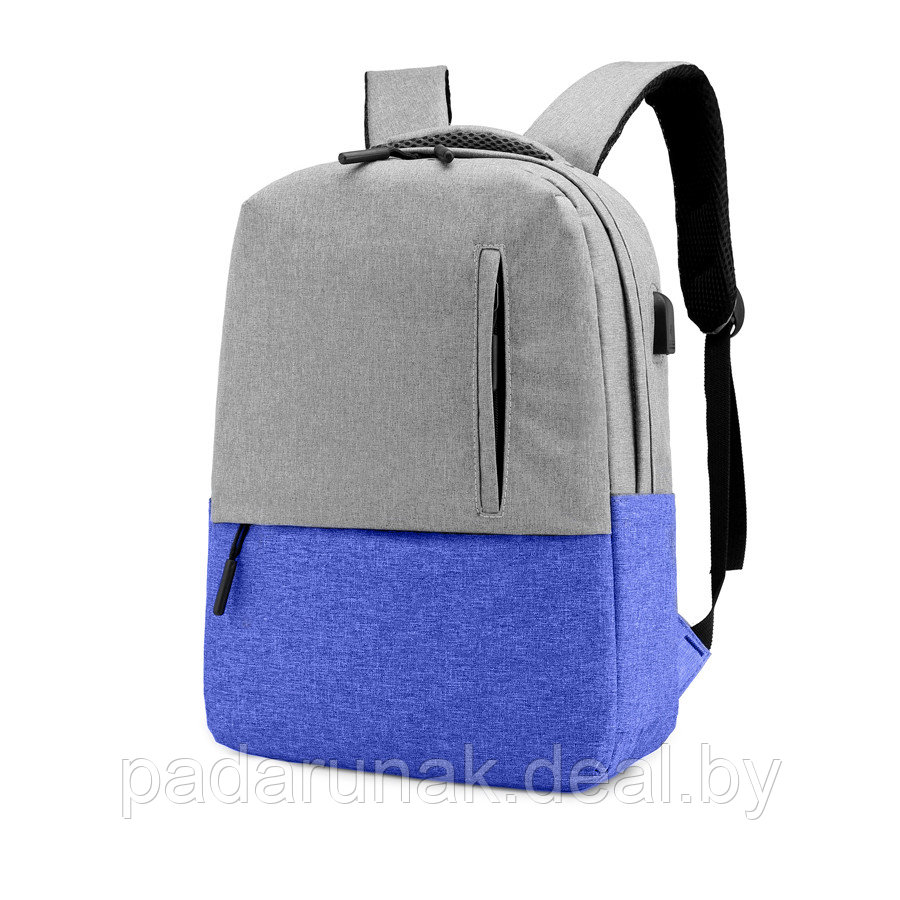 Рюкзак "Urban" (черный/ серый/ синий) - фото 1 - id-p150215658