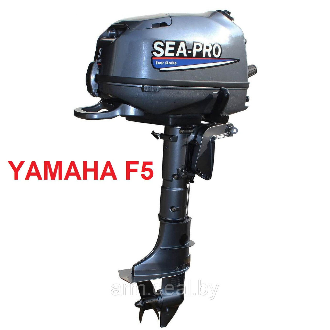 Лодочный мотор Sea-Pro F6S (139 см3), четырехтактный (копия YAMAHA) - фото 1 - id-p150215676