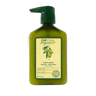 CHI OLIVE ORGANICS Hair&Body Shampoo Оливковый шампунь для волос и тела 340мл