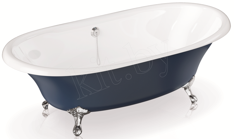 Чугунная ванна BLB USA (насыщенный синий)