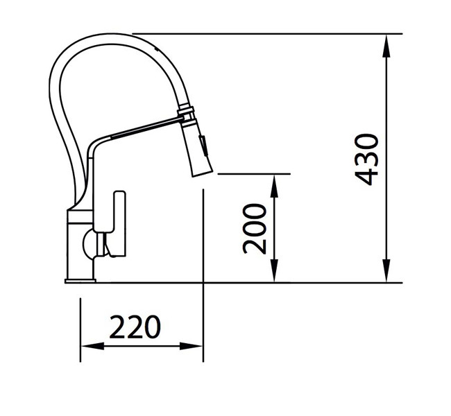 Смеситель для кухонной мойки Clever Chef 6, цвет хром 99735 - фото 3 - id-p150221804