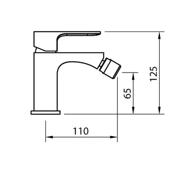 Смеситель для биде Clever Saona Slim 60121 - фото 2 - id-p150221850