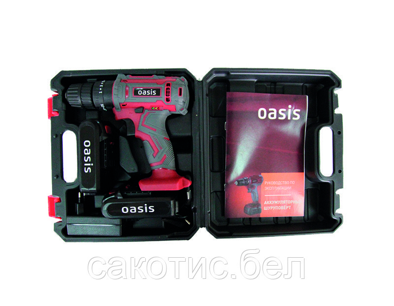 Аккумуляторный шуруповерт Oasis ASB-18S Eco (J) - фото 5 - id-p150223498