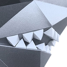 Акула Жанна (серая). 3D конструктор - оригами из картона, фото 3