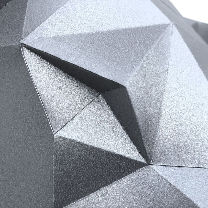 Бык Алёша (серый). 3D конструктор - оригами из картона - фото 5 - id-p150224026