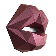 Поцелуи. 3D конструктор - оригами из картона, фото 2