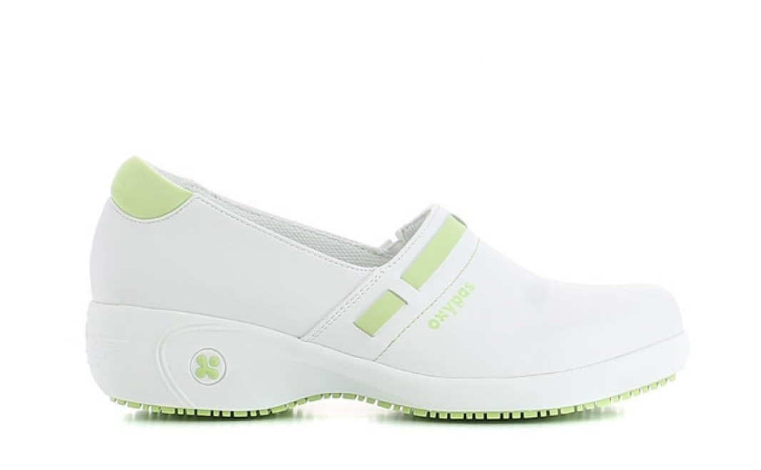 Медицинская обувь САБО Oxypas Lucia (Safety Jogger) бело-зеленые - фото 2 - id-p150229321