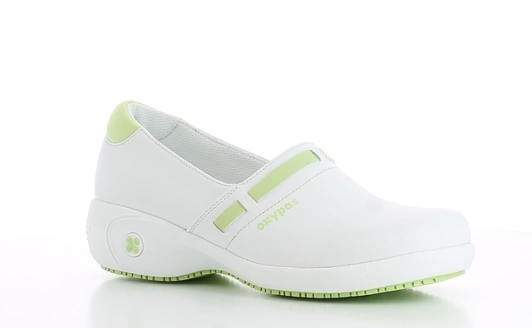 Медицинская обувь САБО Oxypas Lucia (Safety Jogger) бело-зеленые 38 - фото 1 - id-p203827808