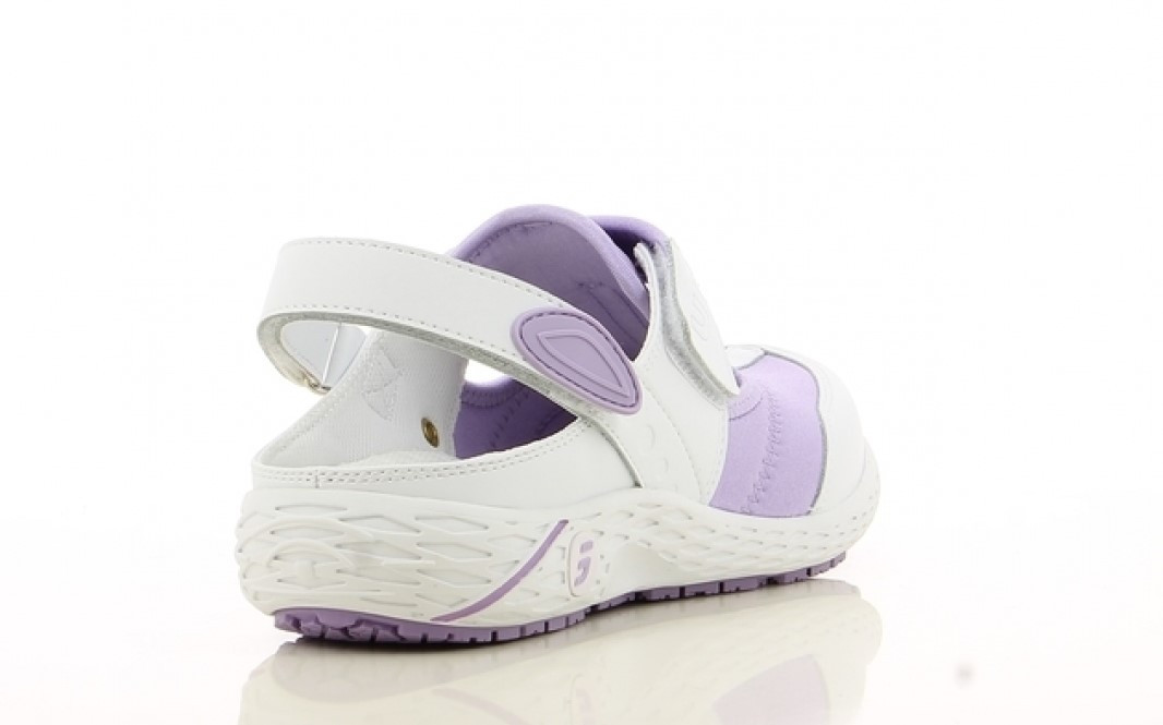 Медицинская обувь САБО Oxypas Aliza (Safety Jogger) бело-лиловые - фото 3 - id-p150229409