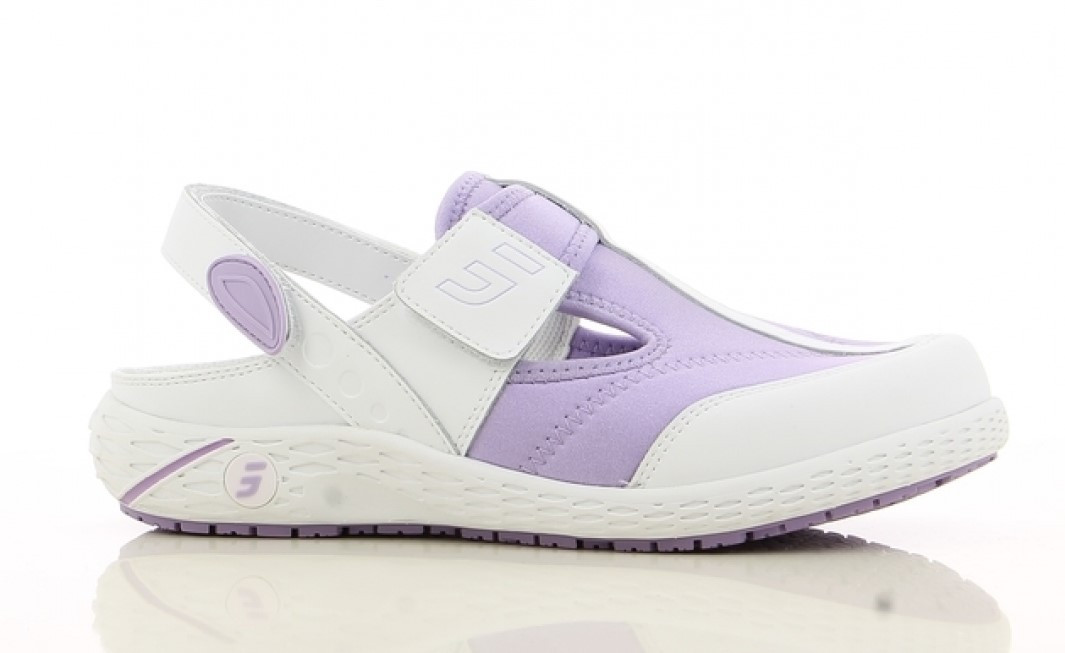Медицинская обувь САБО Oxypas Aliza (Safety Jogger) бело-лиловые