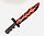 Сувенирный деревянный штык - нож, фото 3