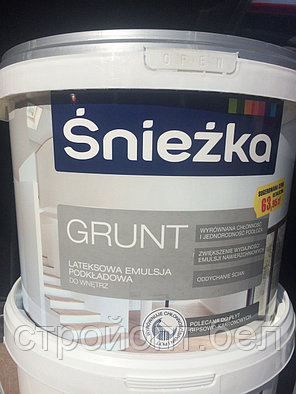 Латексная грунтовочная эмульсия (грунт-краска) Sniezka Grunt, 5 л, фото 2