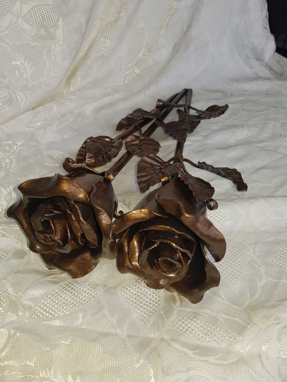 Кованые розы (композиция) 2 шт - фото 1 - id-p150248271