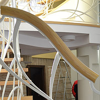 Изготовление лестницы из массива ясеня на второй этаж 7