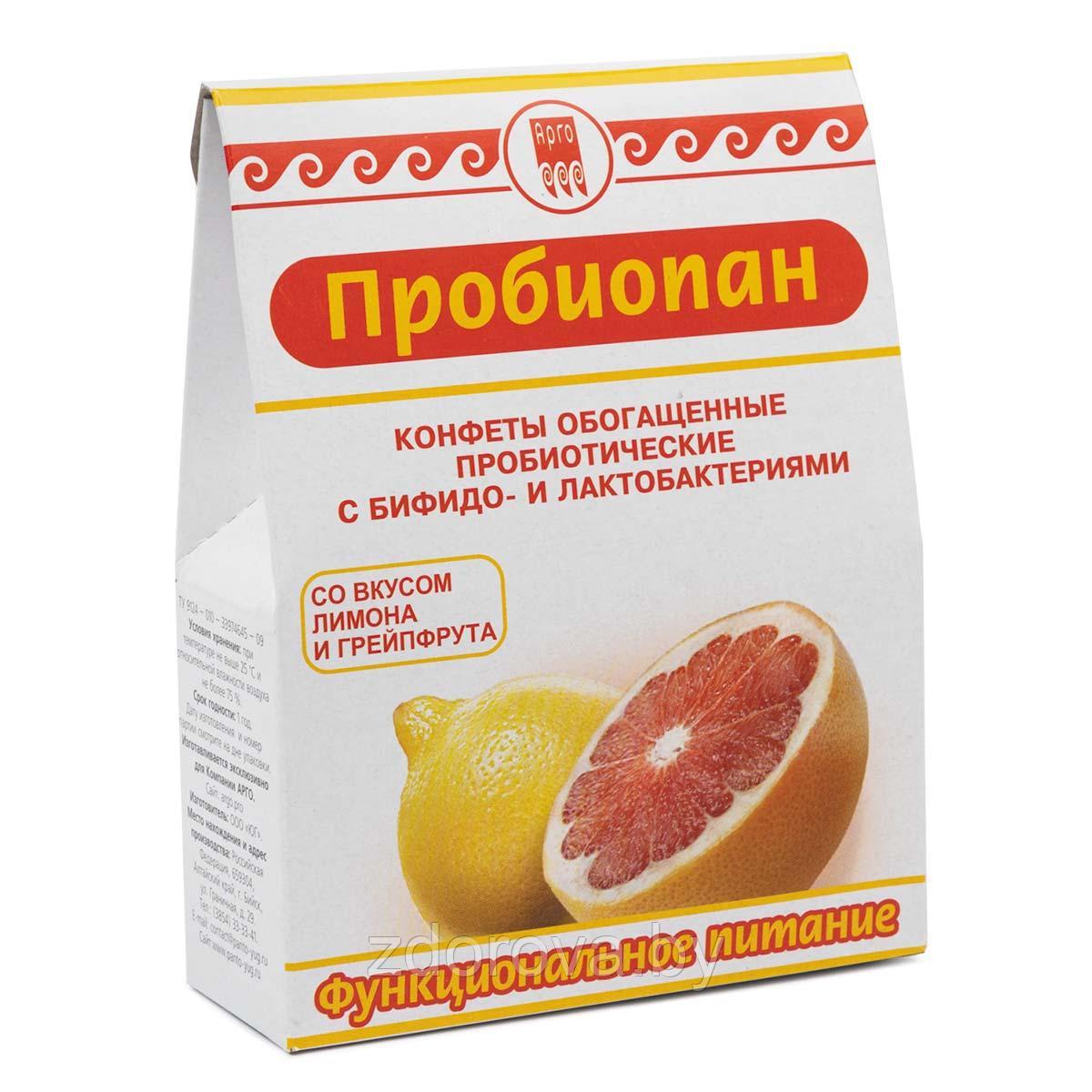 «Пробиопан» конфеты пробиотические, 60 г (Нормализуют микрофлору желудочно-кишечного тракта) - фото 2 - id-p150258121