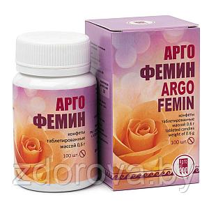«Аргофемин» конфеты с растительными экстрактами, 100 шт. (При гинекологических заболеваниях)