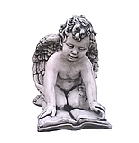 Ангел с книгой из бетона, фото 2