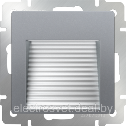 Встраиваемая LED подсветка (белый) WL01-BL-02-LED Серебрянный - фото 2 - id-p150260978