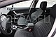 Чехлы на сиденья Nissan Almera G15, 2013-2022, спинка делится, Экокожа, черная, фото 2