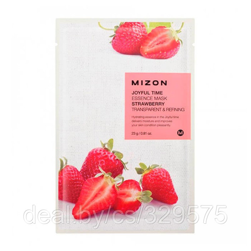 Маска тканевая для лица Mizon с экстрактом клубники