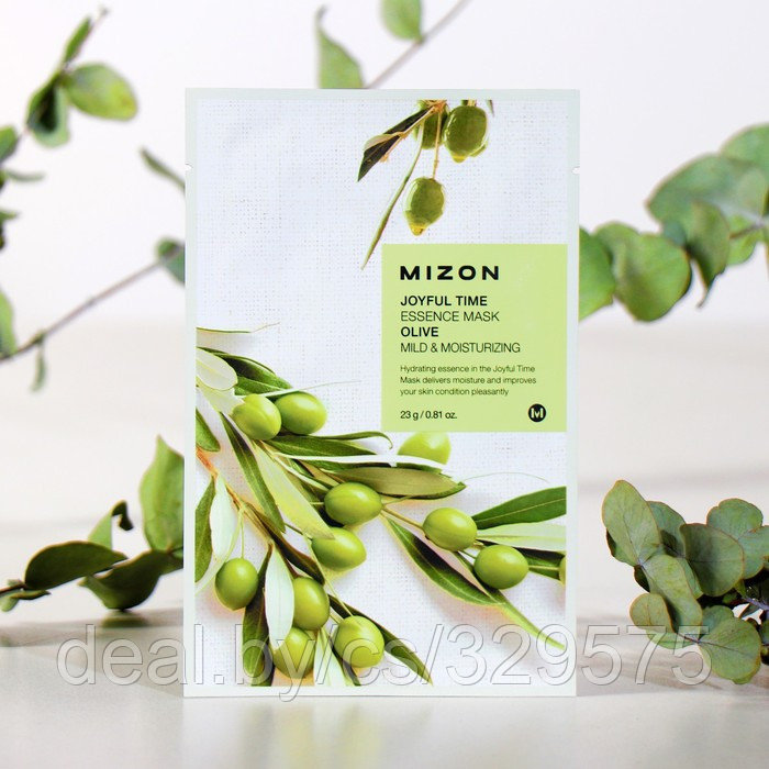 Маска тканевая для лица Mizon с экстрактом оливы